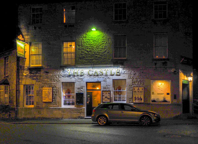 Abergele At Night Castle Pub 21