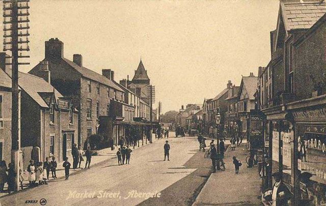 Denbighshire Abergele Market Street 1920S